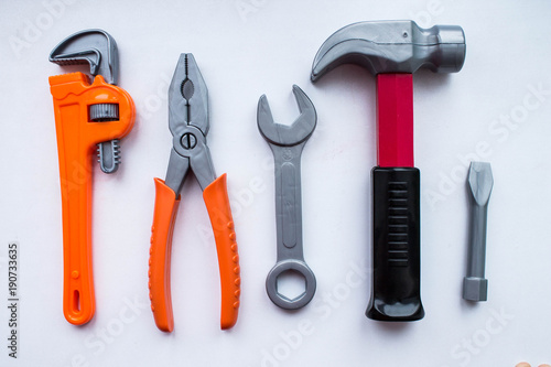 Wallpaper Mural A set of plastic children's instruments for games Torontodigital.ca