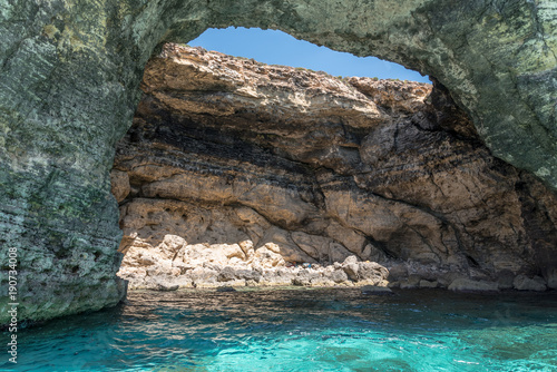 Caves in Comino, Malta
