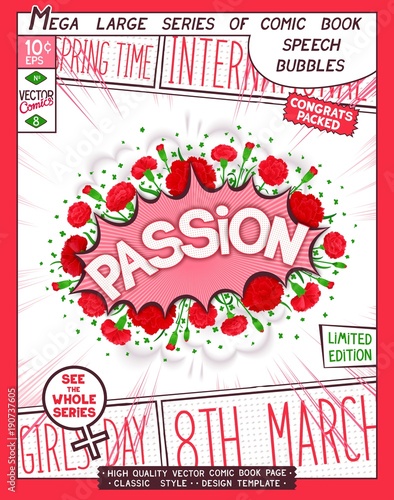 Passion lettering poster