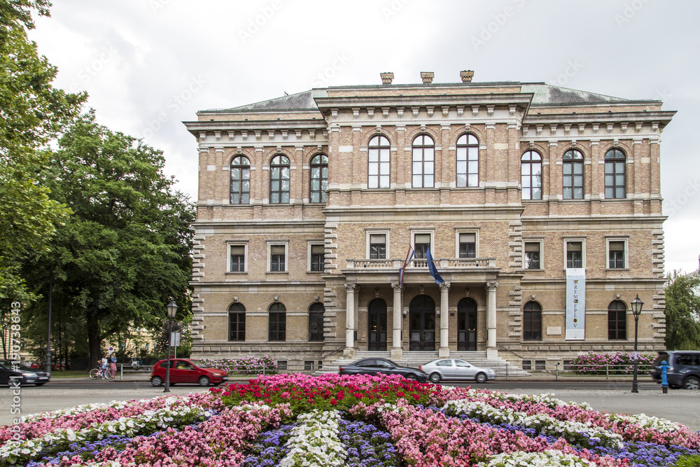 city hall in zagreb,croatia