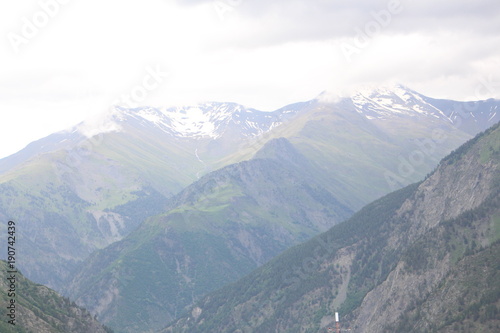 mountains in the tsunta district of Dagestan