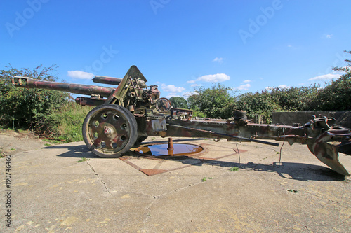 World War Two field gun photo