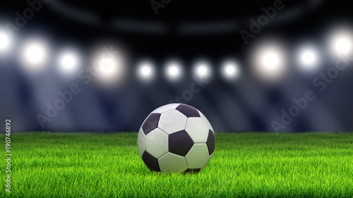 Soccerball on grass © corund