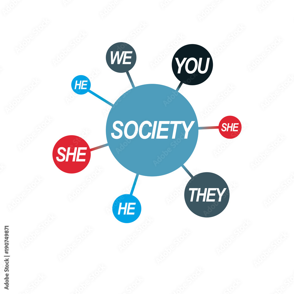 Social Relations conceptual logo, unique vector symbol. Society and Person, social interaction. Social Relations conceptual logo, unique vector symbol. Society and Person, social interaction.