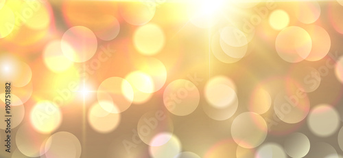 Background orange with bokeh lights