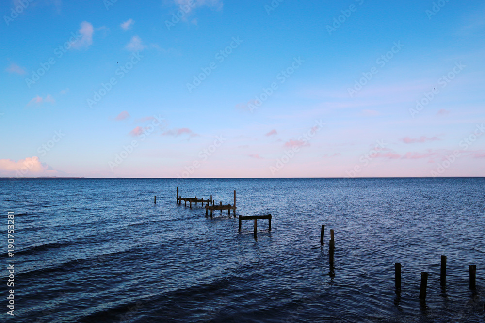 Jetty at the Baltic Sea