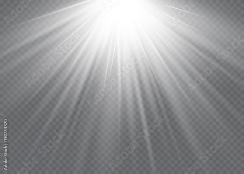 Vector spotlight. Light effect.