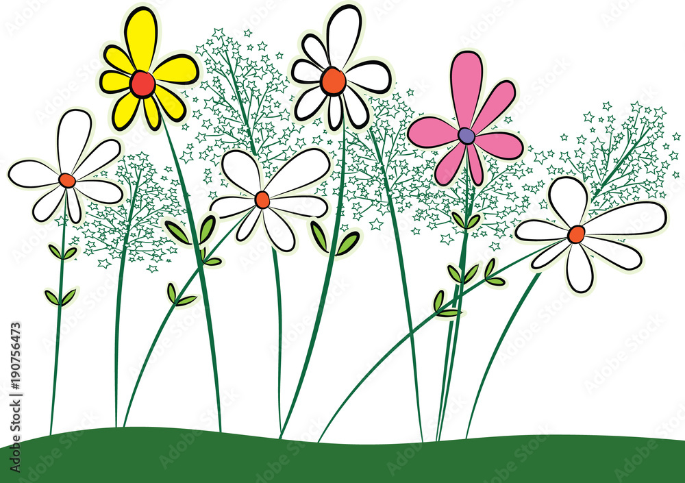 Obraz premium flower background