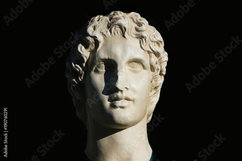 Alexander the great statue, souvenir in a shop of Athens, Greece.