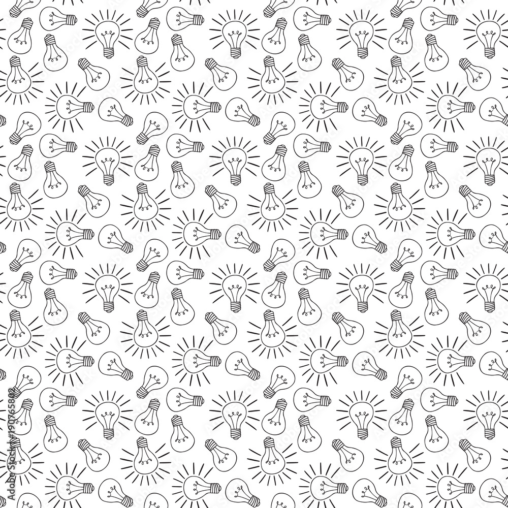 Obraz premium Illustrated seamless pattern