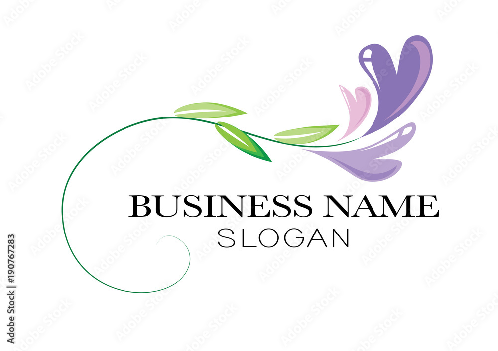 Fototapeta premium plant icon design background