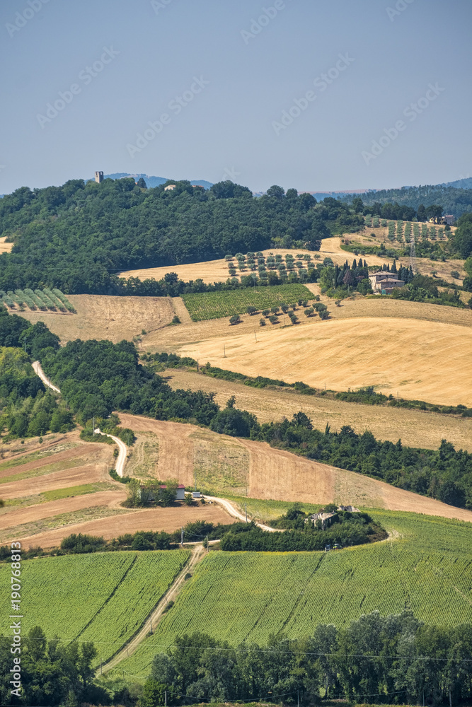 Landscape in Umbria near Todi