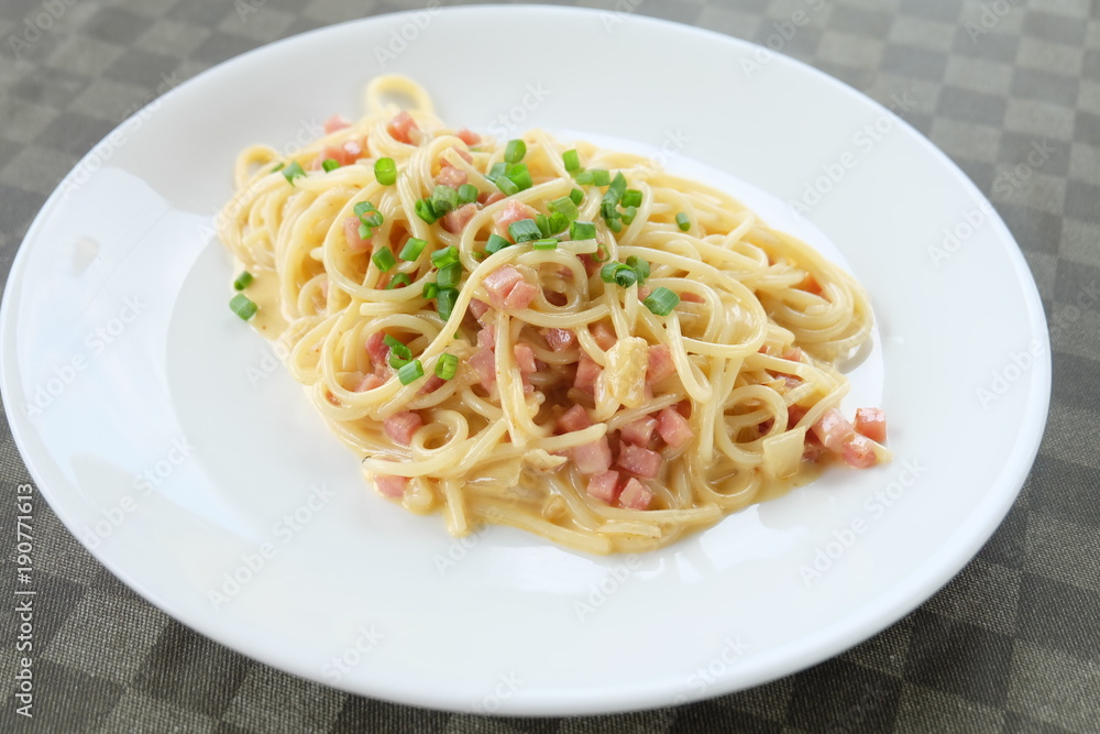 bacon ham spaghetti white sauce bacon ham spaghetti white sauce