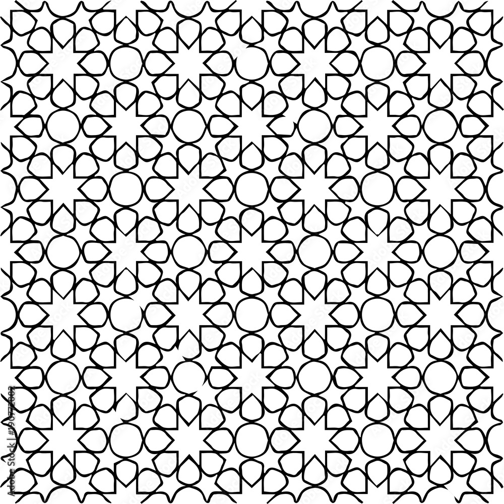 Naklejka premium Arabic mosaic background