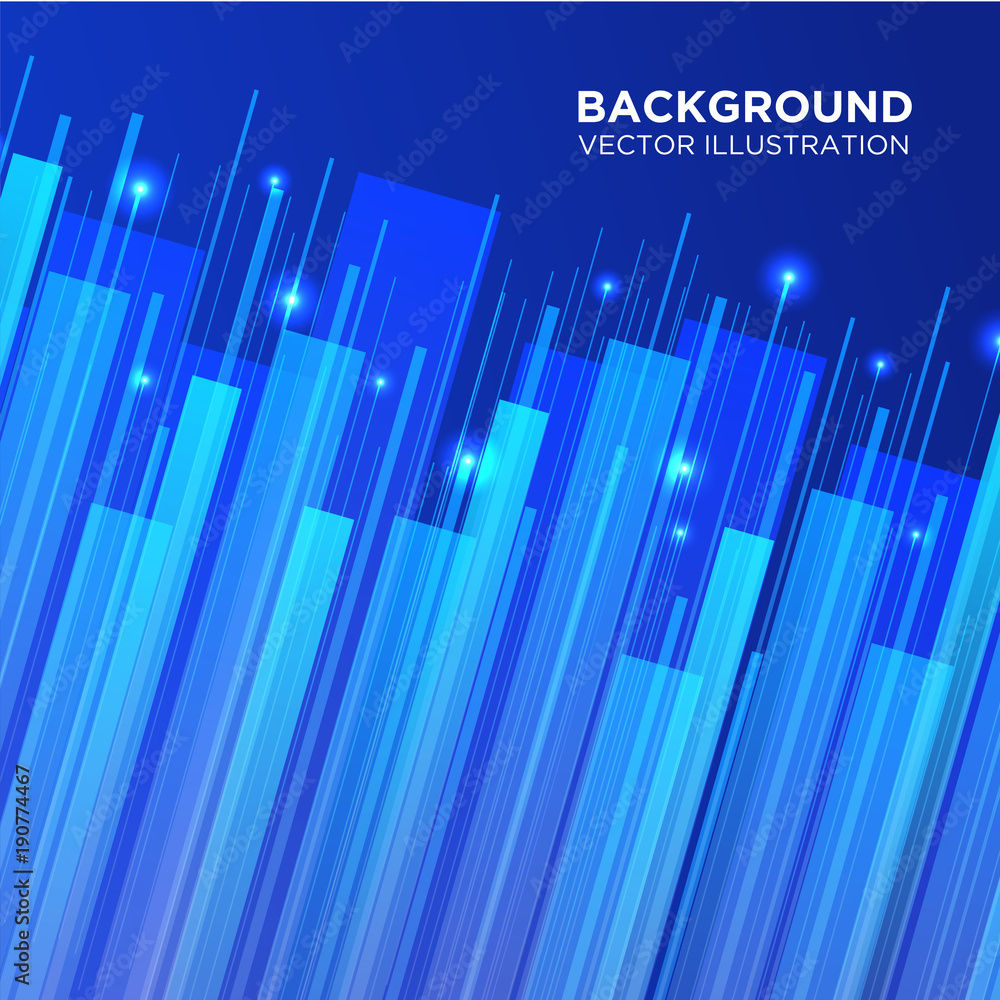 Obraz premium Lines composed of glowing backgrounds, abstract vector background