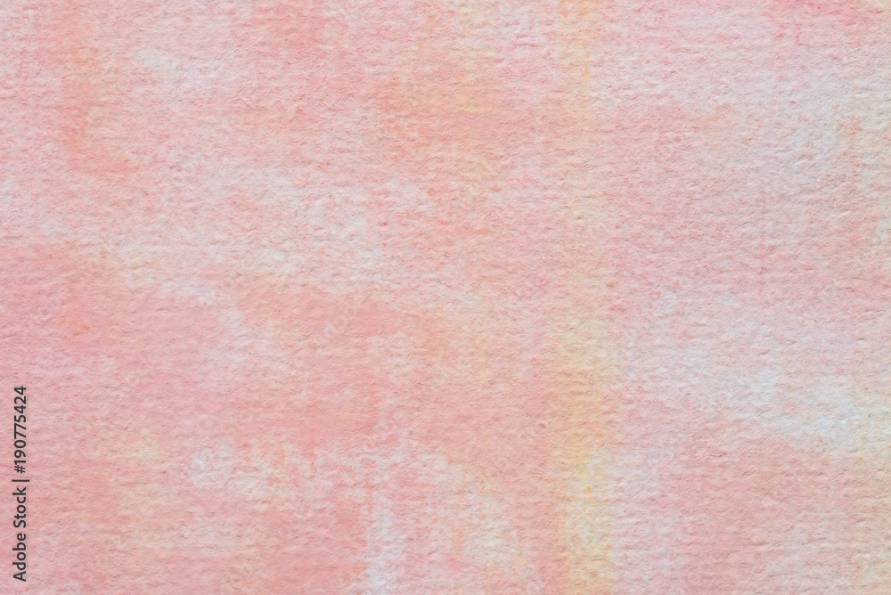 Fototapeta premium pink painted aristic watercolor texture background
