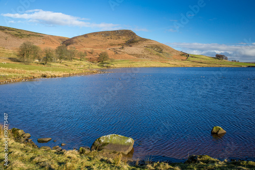 Embsay Reservoir north of Skipton in the Yorkshire Dales photo