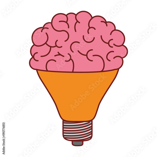  brain science mind intelligence mental design creative think vector illustration