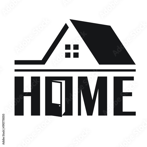 logo for construction company, a housewarming, moving. The word remade under the picture