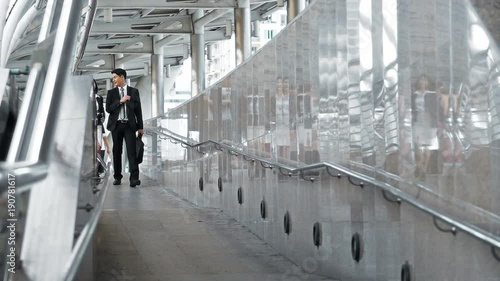 Wallpaper Mural Handsome man and pretty woman checking map in paper Torontodigital.ca