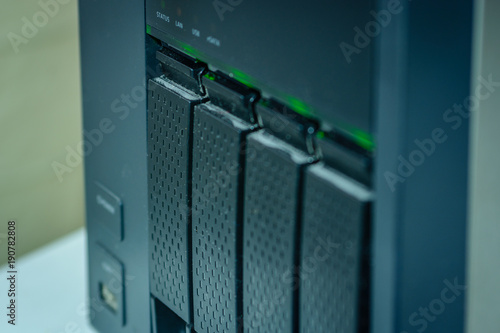 NAS System with four Hard-Drives photo