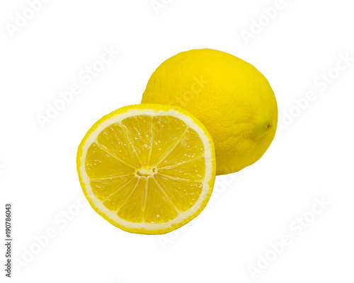 lemon, fruit, citrus, food, isolated, yellow