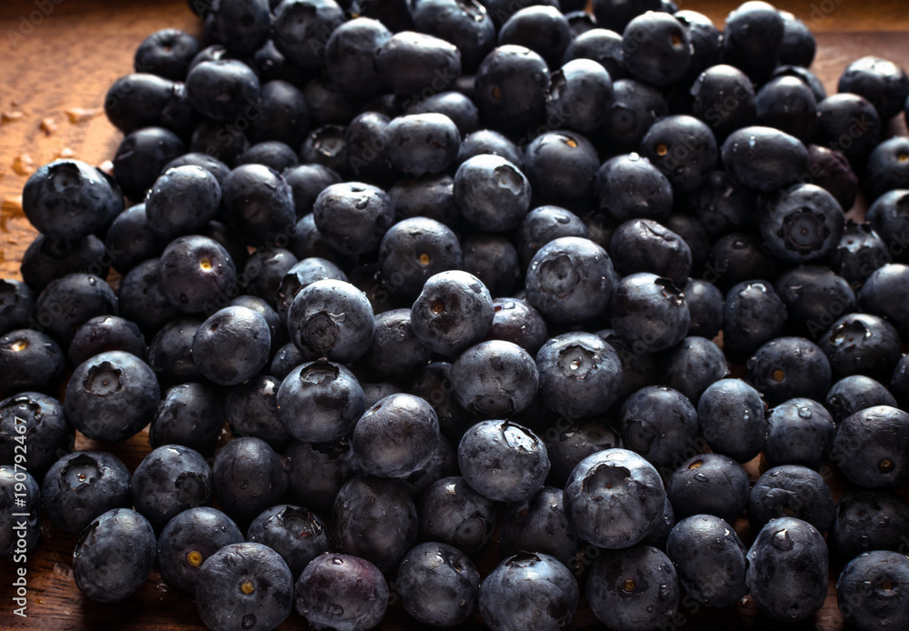blueberries on wooden background blueberries on wooden background