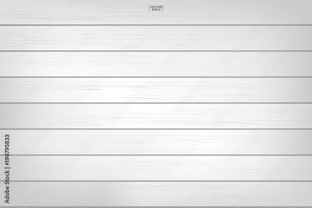 White wood pattern and texture background. Vector illustration. White wood pattern and texture background. Vector illustration.