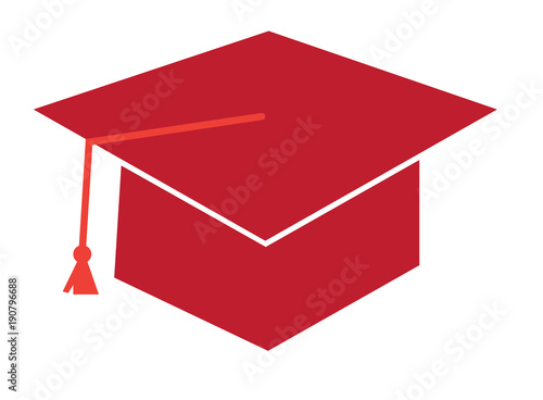 Red Graduation Cap