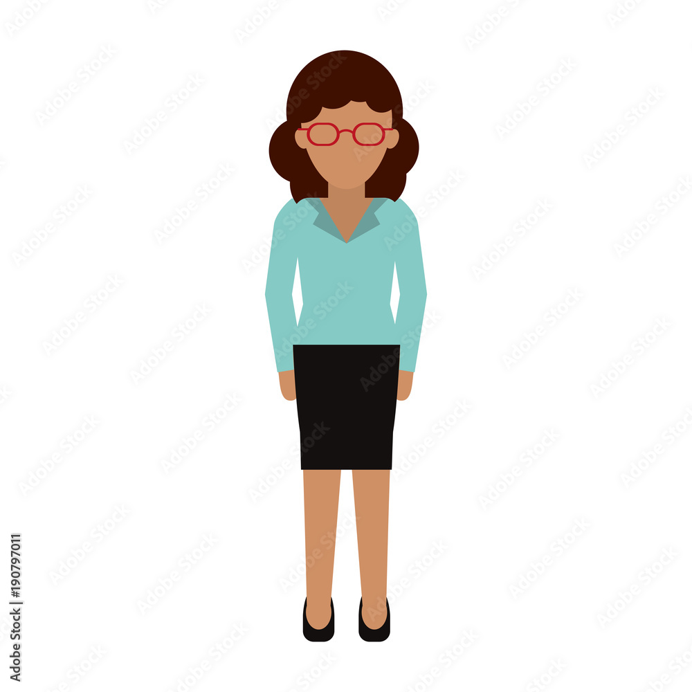 Executive woman avatar cartoon icon vector illustration graphic design Executive woman avatar cartoon icon vector illustration graphic design