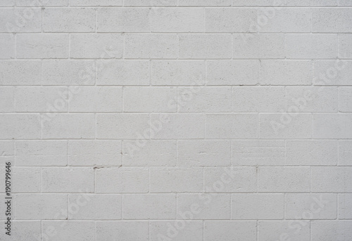 Fototapeta White Cinder Block Wall