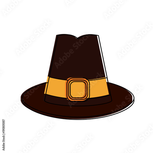 Vintage male hat icon vector illustration graphic design