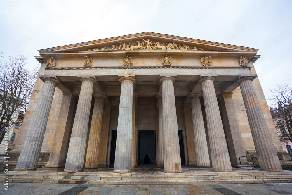 Neue Wache war memorial in Berlin dedicated to all victims of war and dictatorship