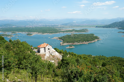 Mediterranian landscape, MONTENEGRO / Slansko Lake photo