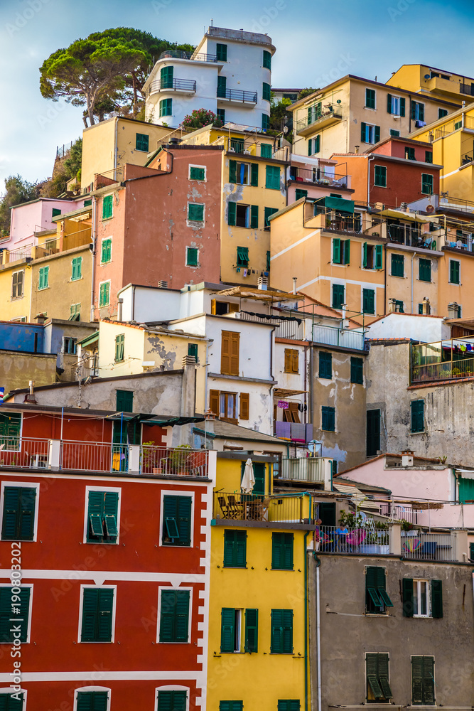 Colorful Buildings - Cinque Terre, La Spezia,Italy