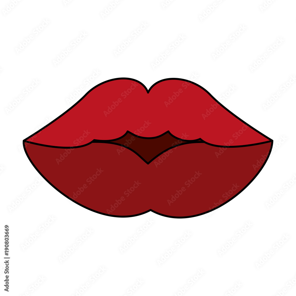 Beautiful womens lips icon vector illustration graphic design Beautiful womens lips icon vector illustration graphic design