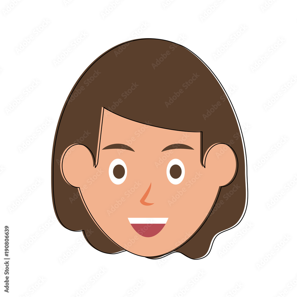 Man face cartoon icon vector illustration graphic design Man face cartoon icon vector illustration graphic design