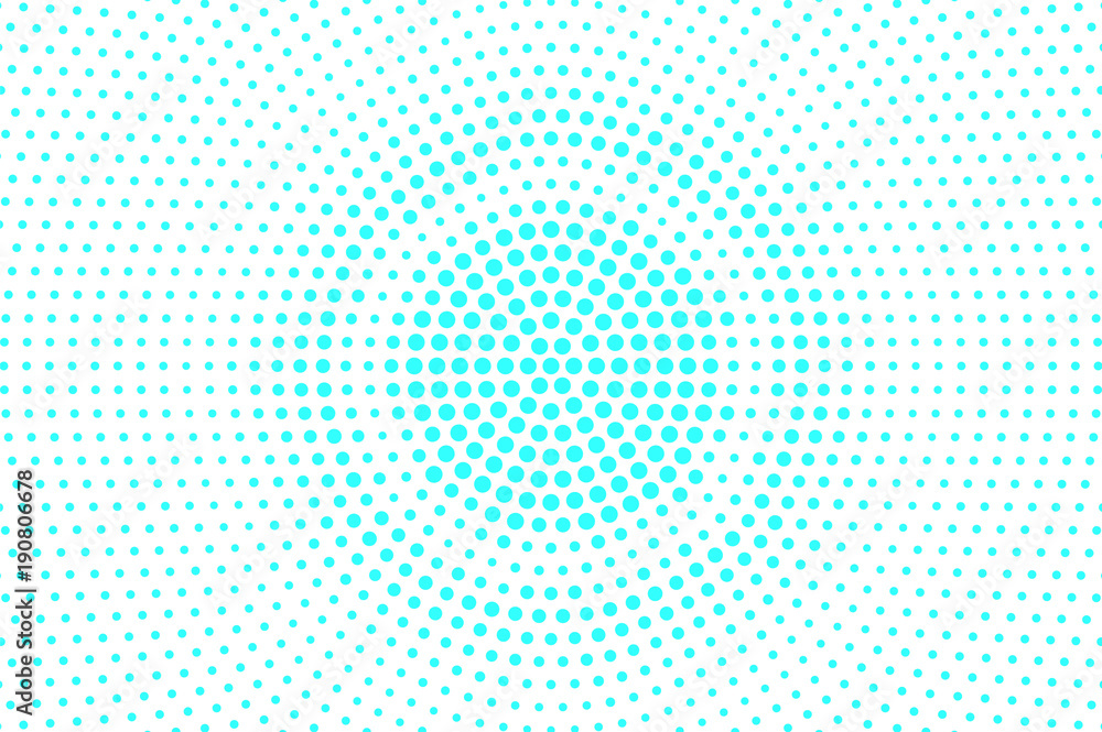 Blue white dotted halftone. Halftone vector background. Grungy radial dotted gradient. Blue white dotted halftone. Halftone vector background. Grungy radial dotted gradient.
