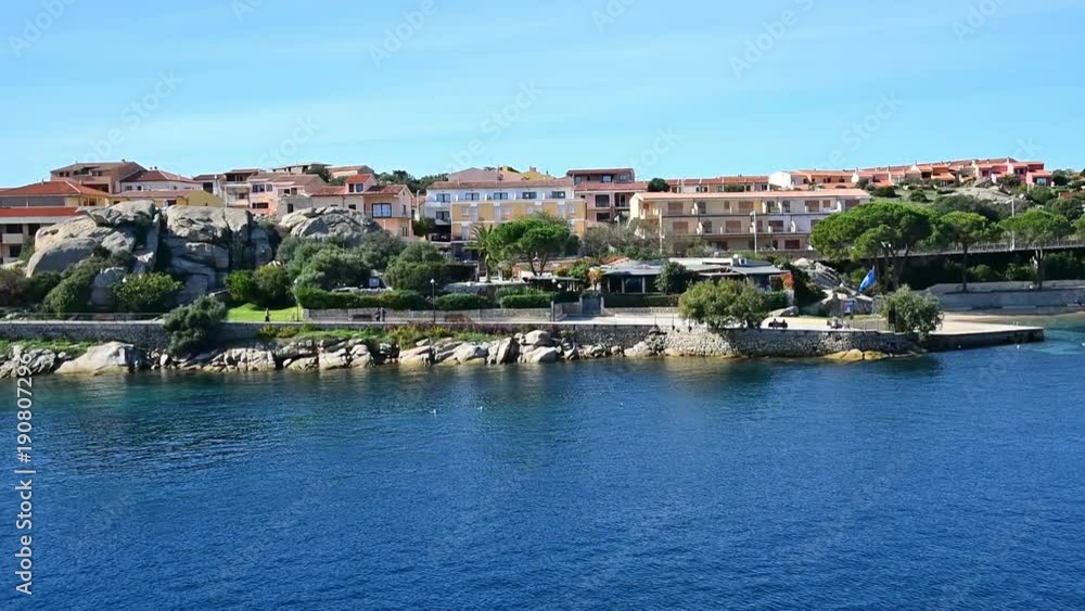 Sardinia coastline seen from a ferry boat, Italy Sardinia coastline seen from a ferry boat, Italy