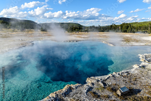 The Sapphire Pool in Yellowstone National Park