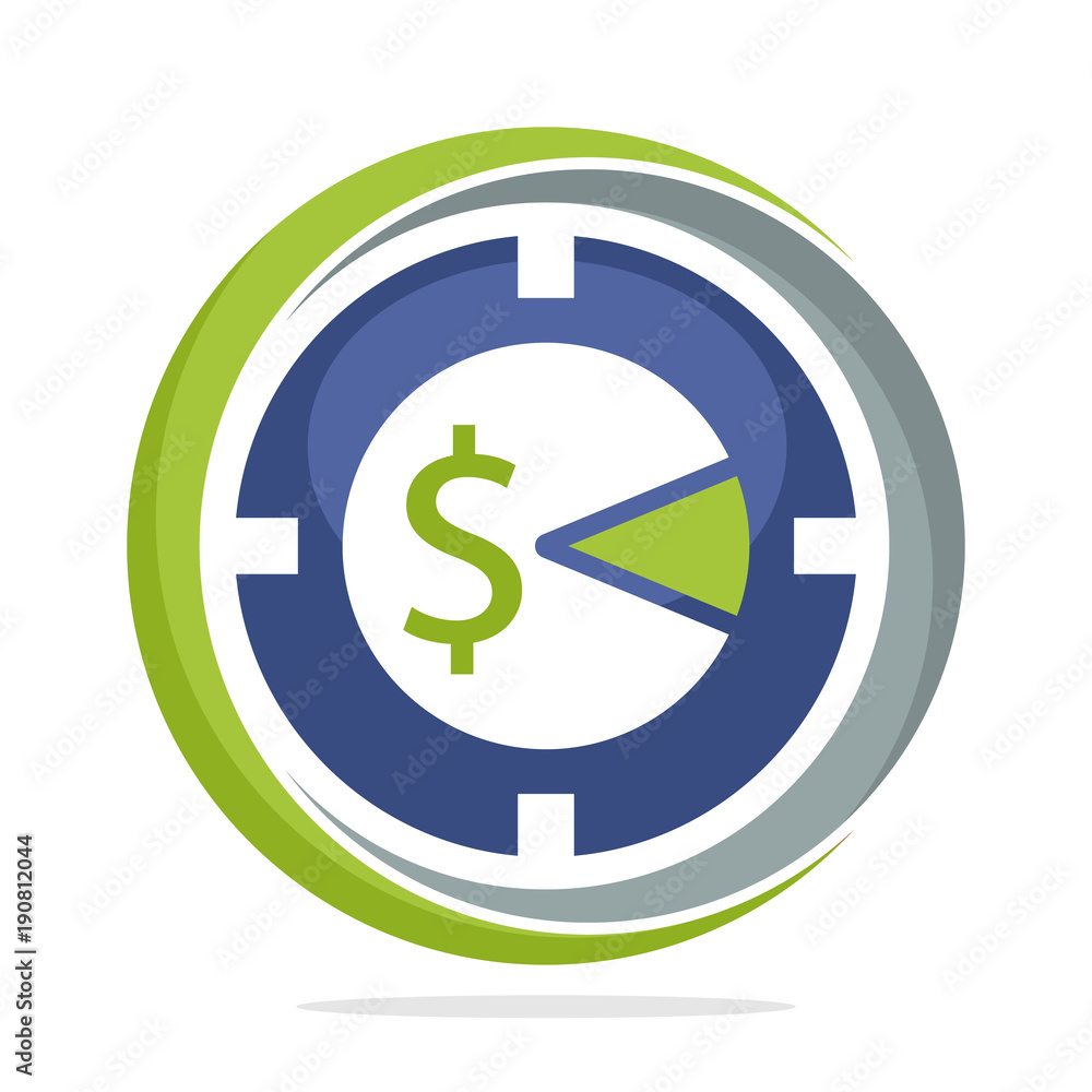 icon logo with the concept of tax target icon logo with the concept of tax target