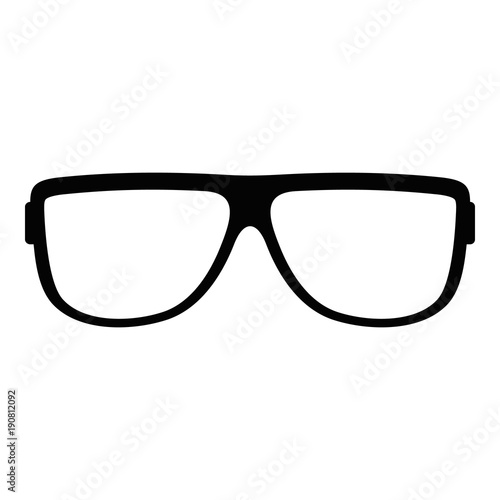 Eyeglasses without diopters icon. Simple illustration of eyeglasses without diopters vector icon for web