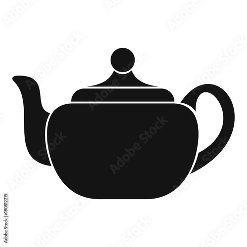 Small teapot icon. Simple illustration of small teapot vector icon for web