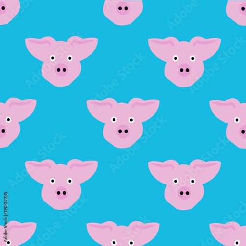 pig seamless pattern background