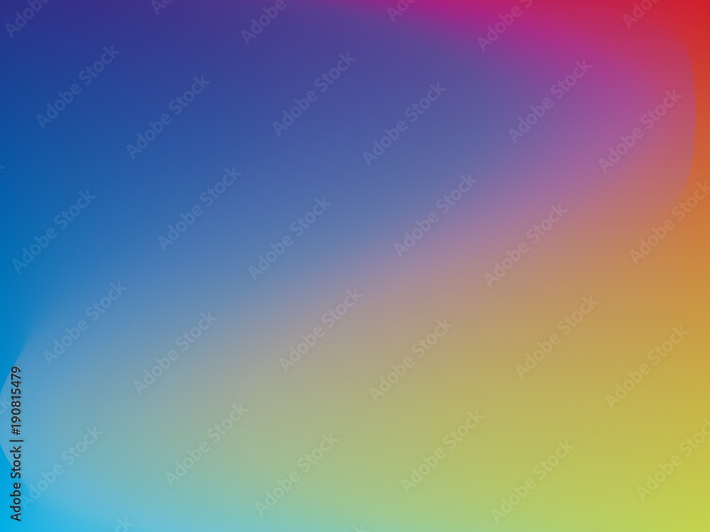 Abstract bright blurred background. Smooth gradient texture color. Vector illustration. 