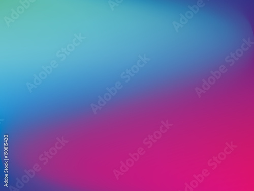 Abstract bright blurred background. Smooth gradient texture color. Vector illustration.