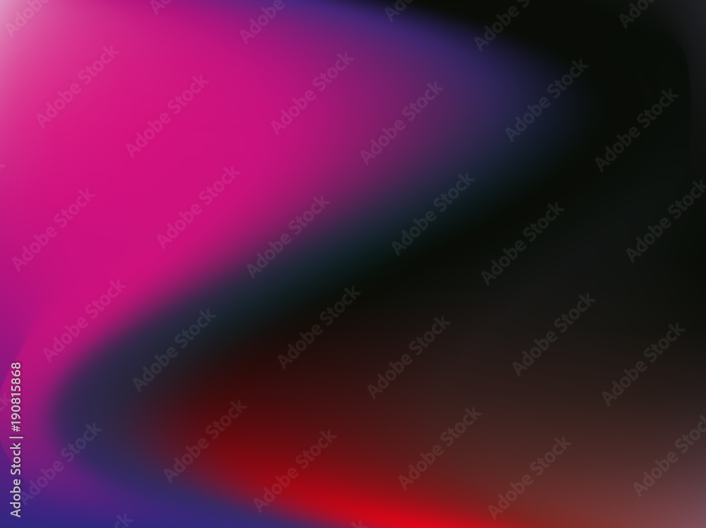 Abstract bright blurred background. Smooth gradient texture color. Vector illustration.