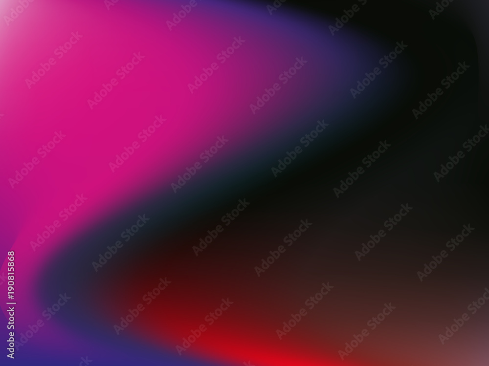 Fototapeta premium Abstract bright blurred background. Smooth gradient texture color. Vector illustration.