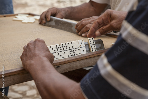 Photos Playing Dominos in Cienfuegos, Cuba