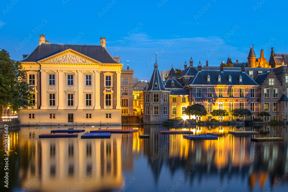 Parliament Binnenhof and Mauritshuis The Hague